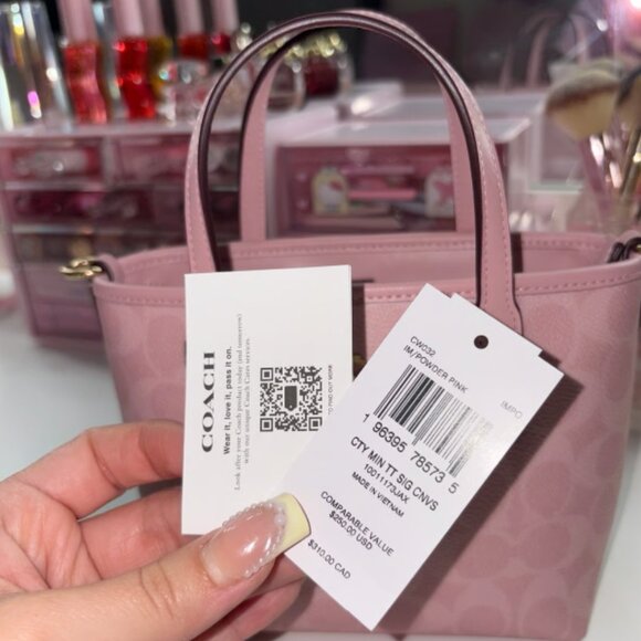 coach mini city pink powder - Picture 6 of 6